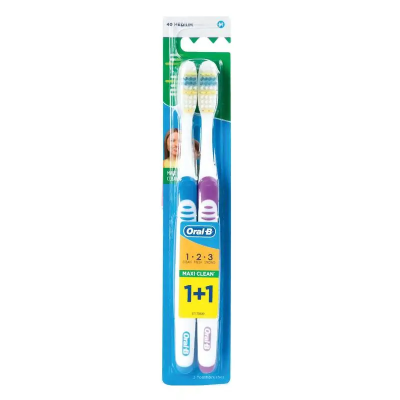 Oral Clean Protective Tooth Brush Aw-11B Twin Pack